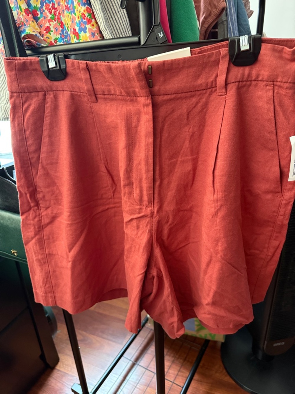 Old Navy High Waist Rust Red Shorts